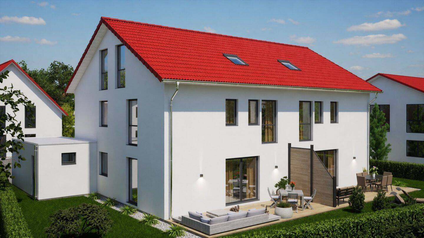 Moderne Doppelhaushälfte in Frankfurt am Main projektiert nach Kundenwünschen, 60437 Frankfurt am Main