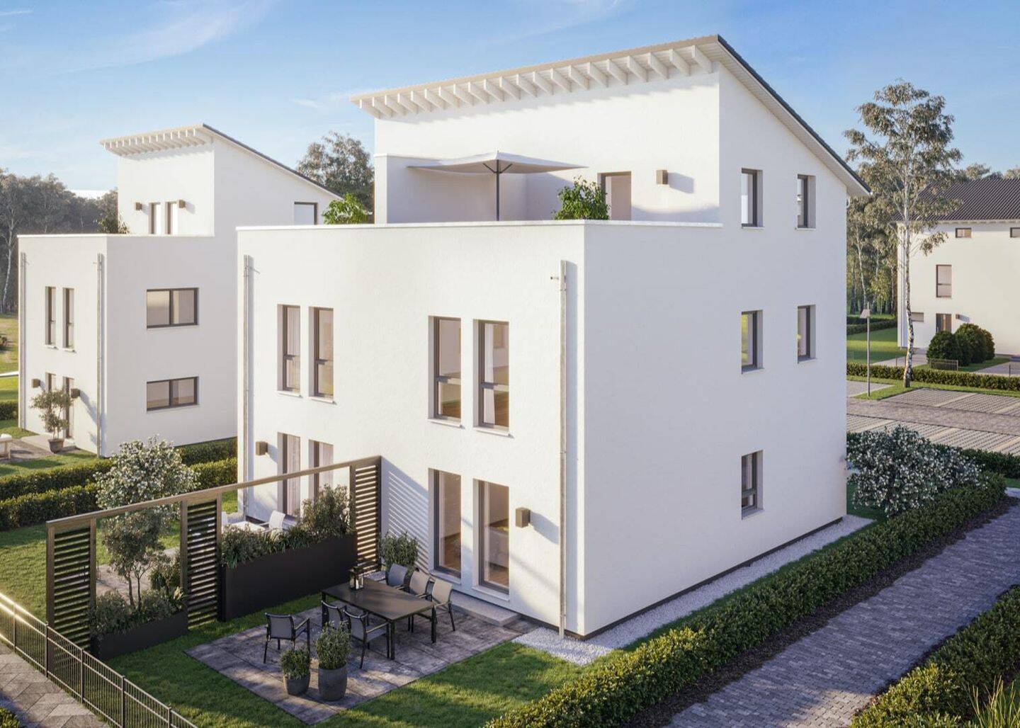 Keine typische Doppelhaushälfte – viel Raum, viel Licht und eine Dachterrasse zum Verlieben, 4178 Leipzig (Burghausen-Rückmarsdorf Böhlitz-Ehrenberg)