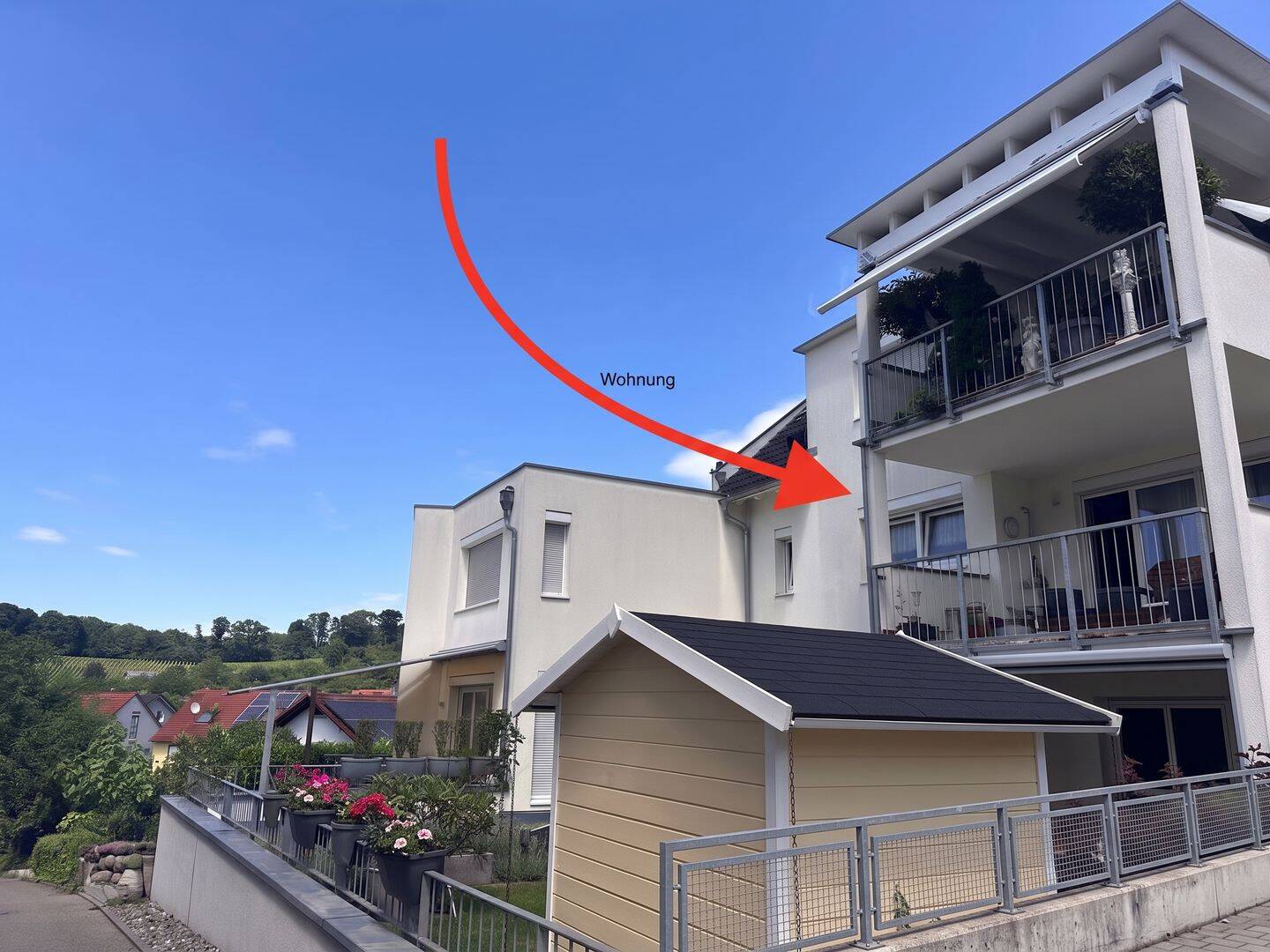 Ruhig wohnen, komfortabel leben – Ihr neues Zuhause mit Balkon und schöner Aussicht in Zell-Weierbach, 77654 Offenburg