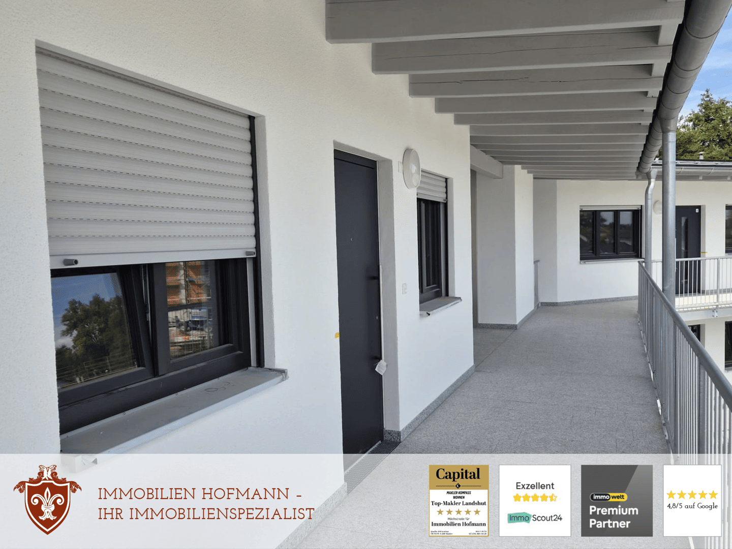 ERSTBEZUG: 2-Zimmer-Neubauwohnung mit Einbauküche, 94437 Mamming