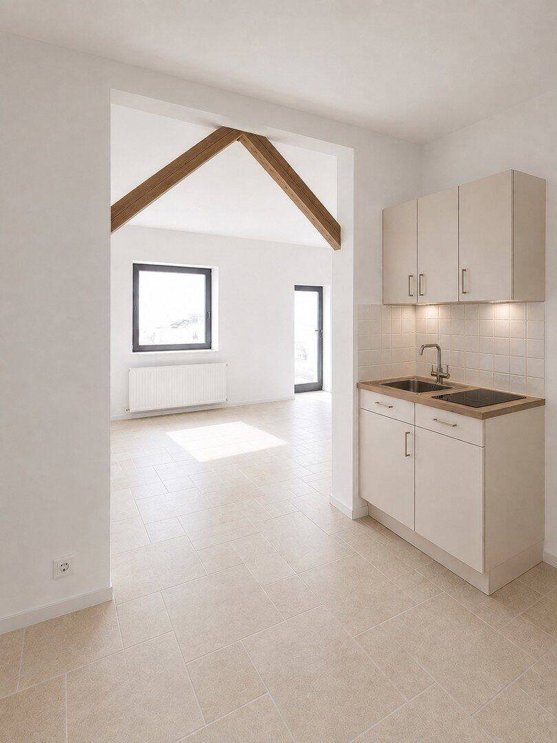 Renovierte 1-Zimmer-Wohnung mit 52 m² Innenhof in RWTH-Nähe – provisionsfrei, 52064 Aachen