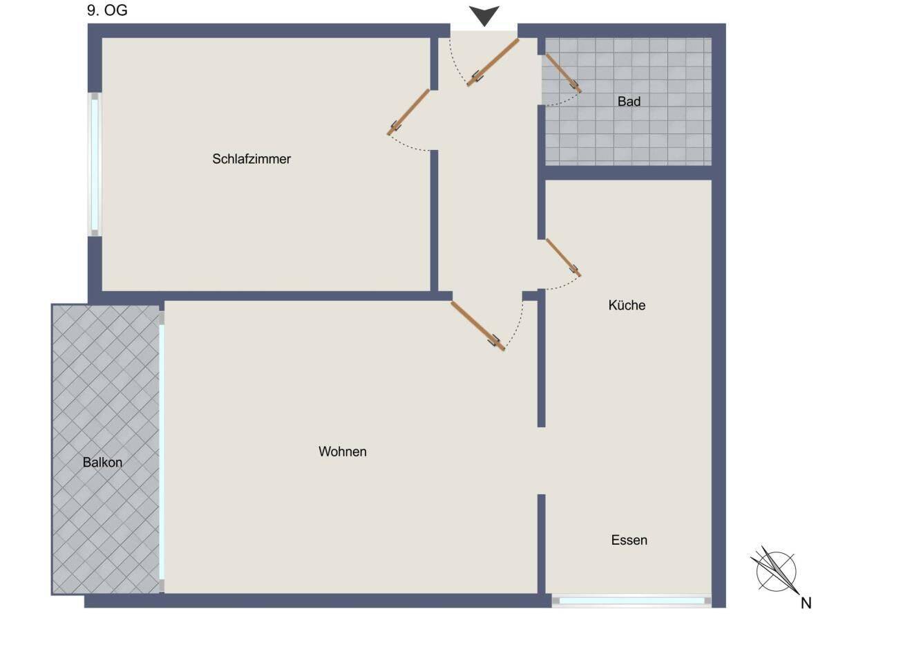 Mietwohnung, 2,5 Zimmer, 62 m², in Stuttgart, 70499 Stuttgart