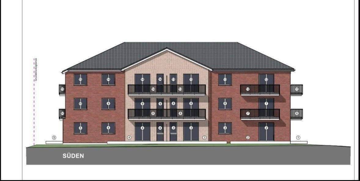 *Whg. 12* Neubauwhg. mit EBK/ Balkon in guter Wohnlage in Brinkum zu vermieten, 28816 Stuhr