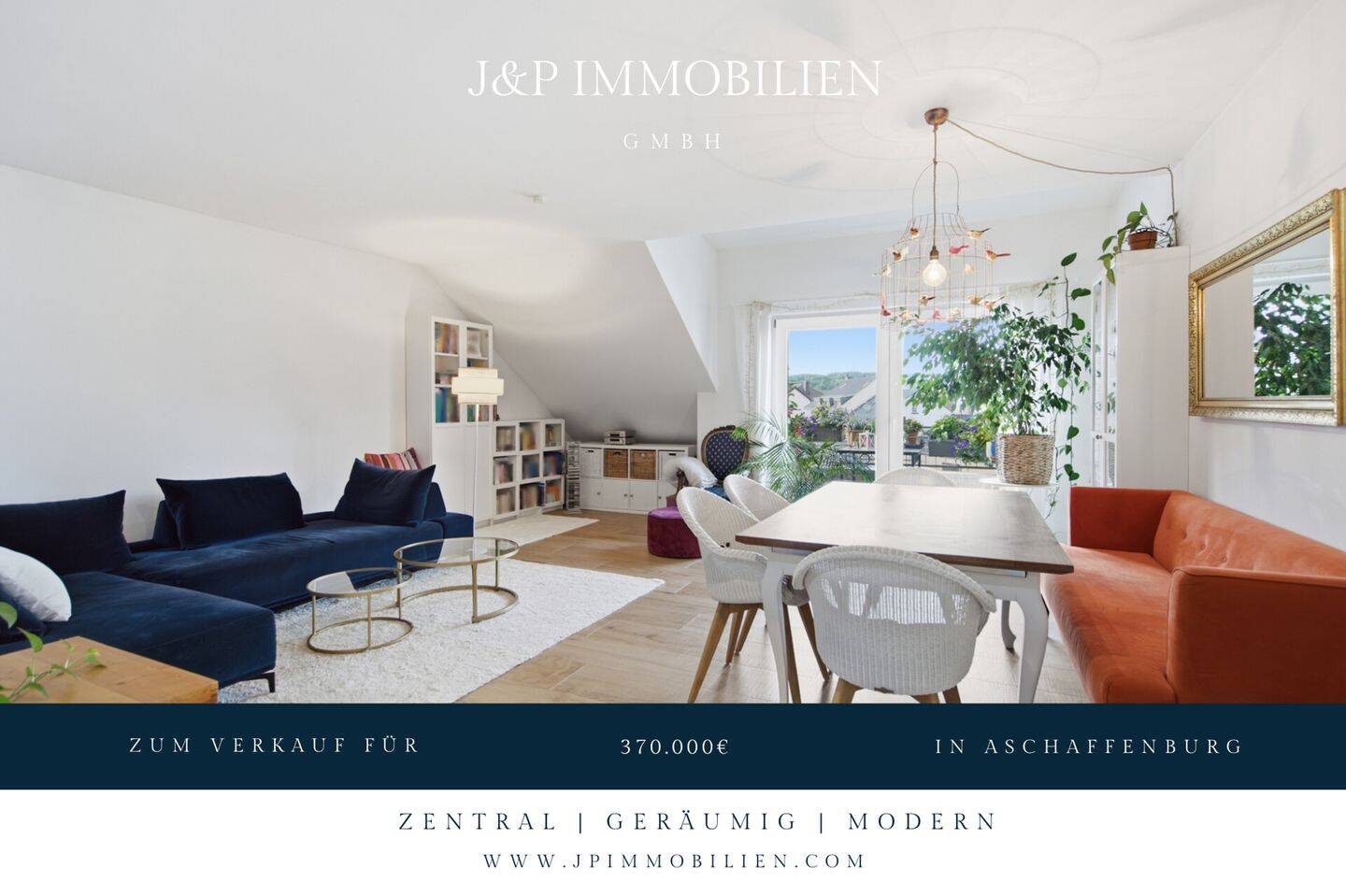 Vermietete Dachgeschosswohnung mit Balkon, Aufzug und ca. 34 m² großem, ausgebautem Spitzboden!, 63741 Aschaffenburg (Damm Innenstadt Leider Nilkheim Strietwald)