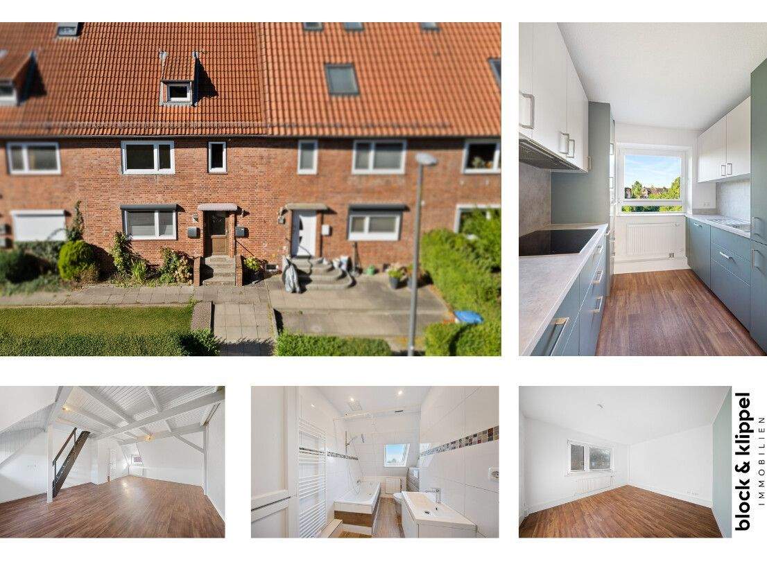 Maisonette-Wohnung mit hochwertiger Sanierung, Einbauküche und Gartenbereich, 24147 Kiel (Elmschenhagen-Nord)