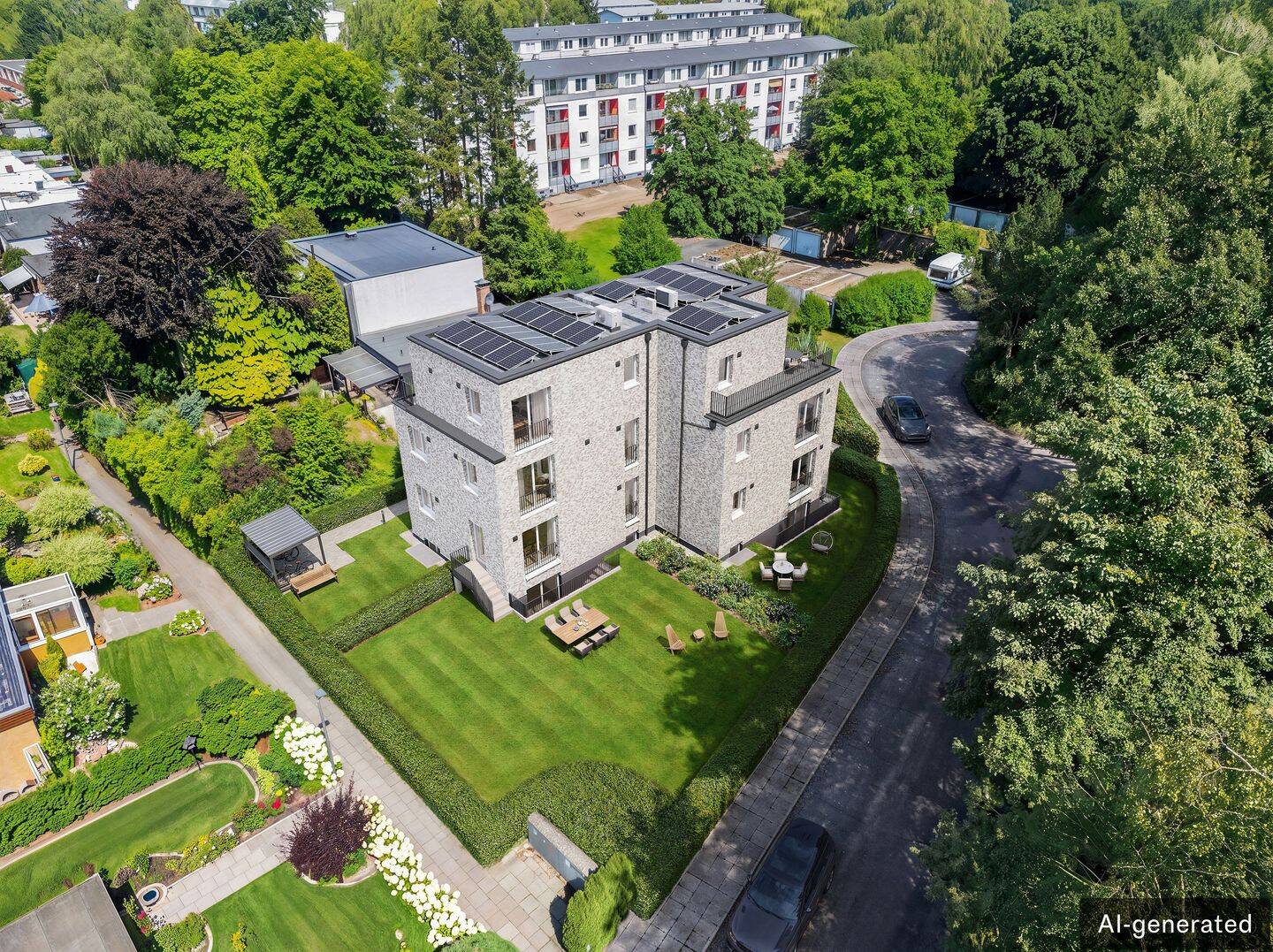 Neubaukomfort im Erdgeschoss mit privatem Gartenanteil – Fertigstellung Q 4 2026, 22149 Hamburg (Wandsbek Rahlstedt Tonndorf)