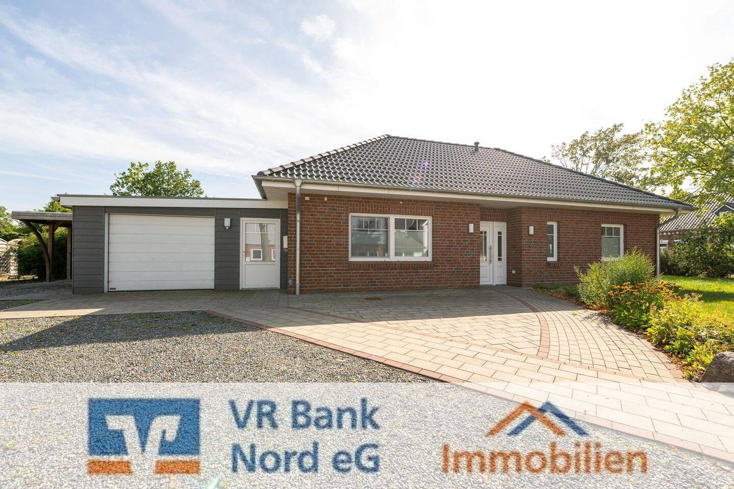 Moderner Wohntraum auf einer Ebene – Bungalow mit Garage und Garten, 25862 Joldelund