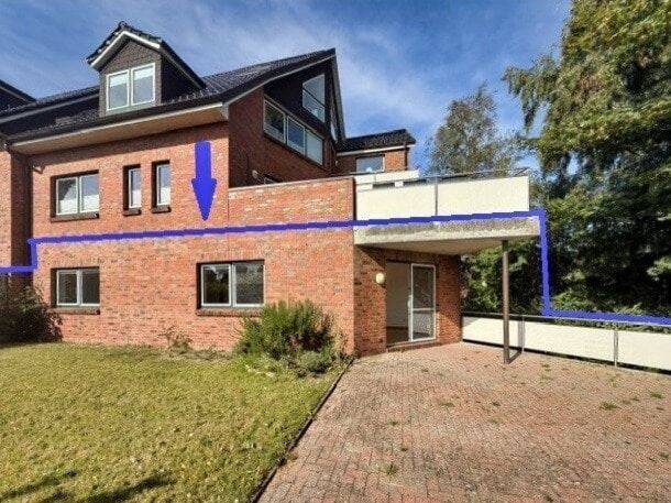 Gemütliche und großzügige 4 Zimmer Wohnung mit Terrasse und eigenem Garten in zentraler und ruhiger Lage, 24837 Schleswig