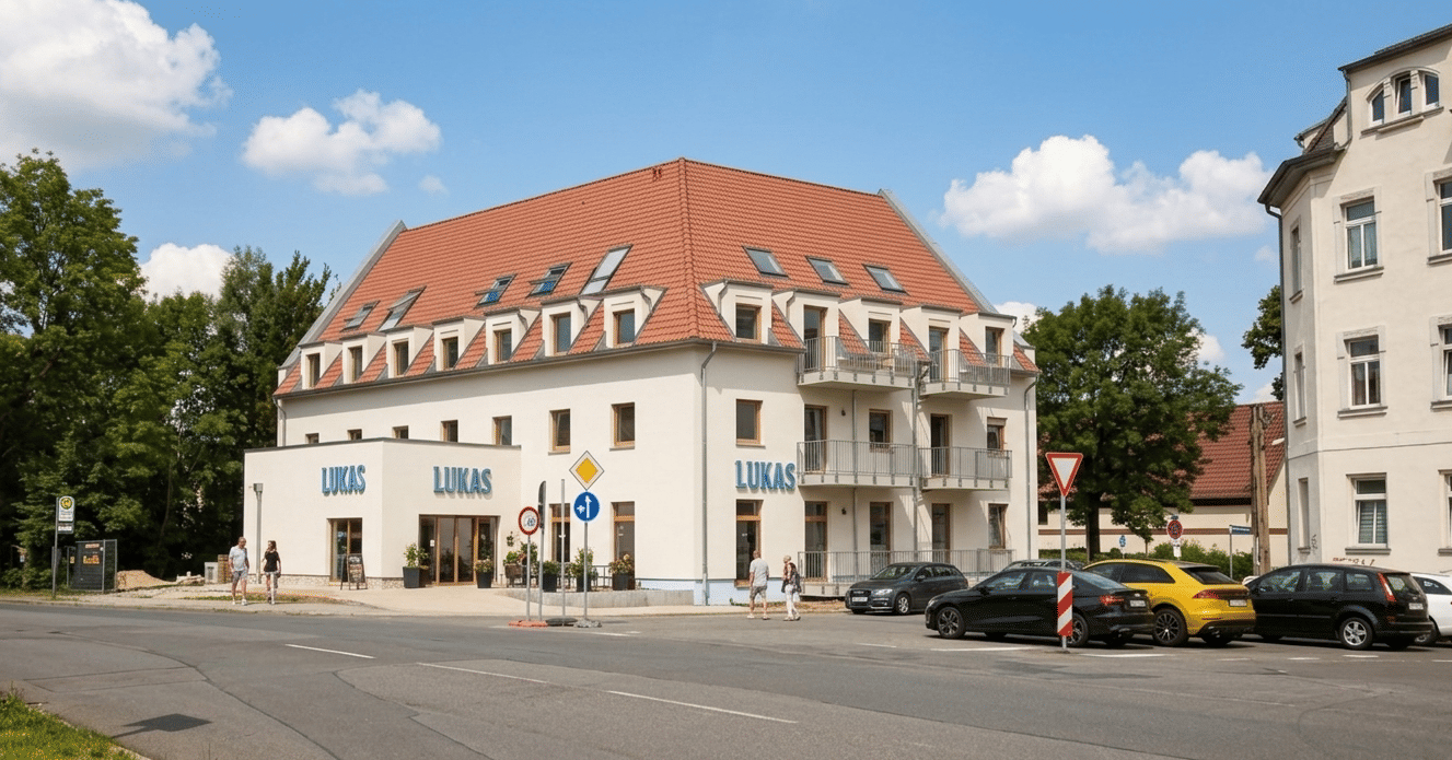 SOFORT EINZIEHEN! Traumhafte 2-Zimmer-DG-Wohnung im Erstbezug + moderner Neubau + Lift + FuBo-Heizung + Parkett + Bäckerei im Haus, 4158 Leipzig (Güterverkehrszentrum Lindenthal Lützschena-Stahmeln Wiederitzsch)