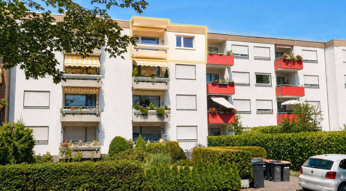 Über den Dächern von Hamm: großzügige 3-Zimmer-Wohnung mit Loggia und Fußbodenheizung, 59077 Hamm