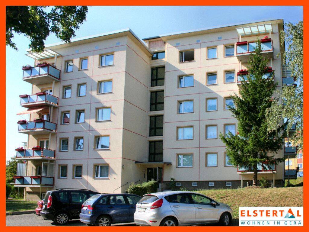 2-Raum-Wohnung // ruhige Lage // Dusche // Küche und Bad mit Fenster, 7546 Gera