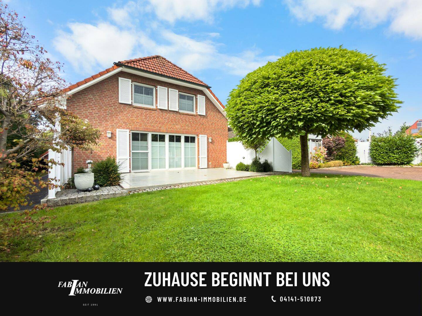 Wohnen, wo andere Urlaub machen – repräsentatives Einfamilienhaus direkt an der Oste, 21787 Oberndorf