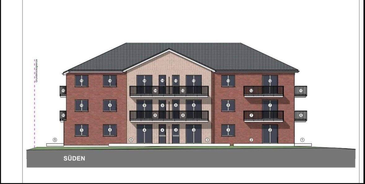 *Whg. 2* Neubauwhg. mit EBK/ Terrasse in guter Wohnlage in Brinkum zu vermieten, 28816 Stuhr