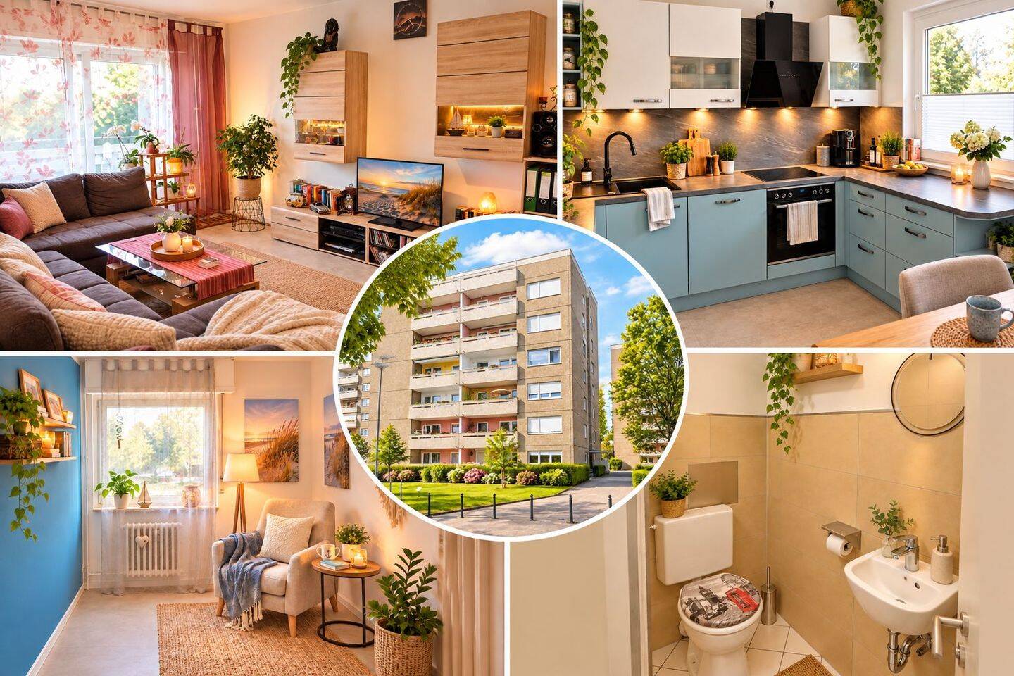 Durchdacht geschnitten & modern gestaltet – 3,5 Zimmer mit Loggia in 67069 Ludwigshafen am Rhein, 67069 Ludwigshafen am Rhein (Edigheim Oppau Pfingstweide)