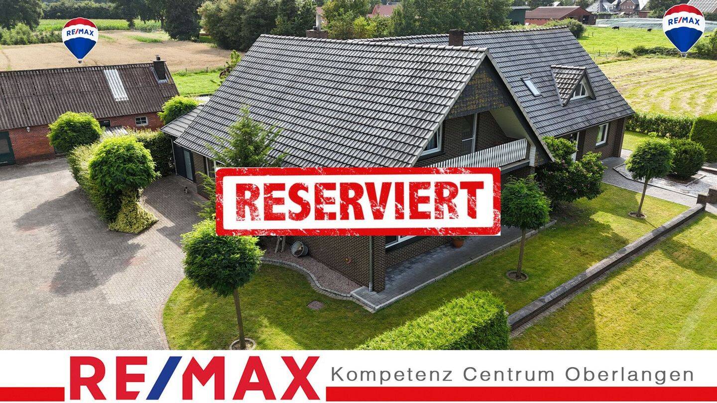 Einfamilienhaus mit 2 Einliegerwohnungen und Werkstatt/Lager/Stall zum Top Preis im Bestzustand auf 8519 m², 26897 Bockhorst