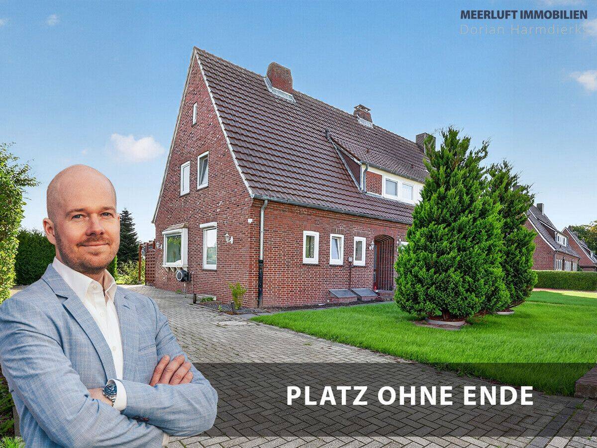 Platz ohne Ende: 5 Zimmer + Vollkeller + 1.024 m² Grundstück, 26954 Nordenham