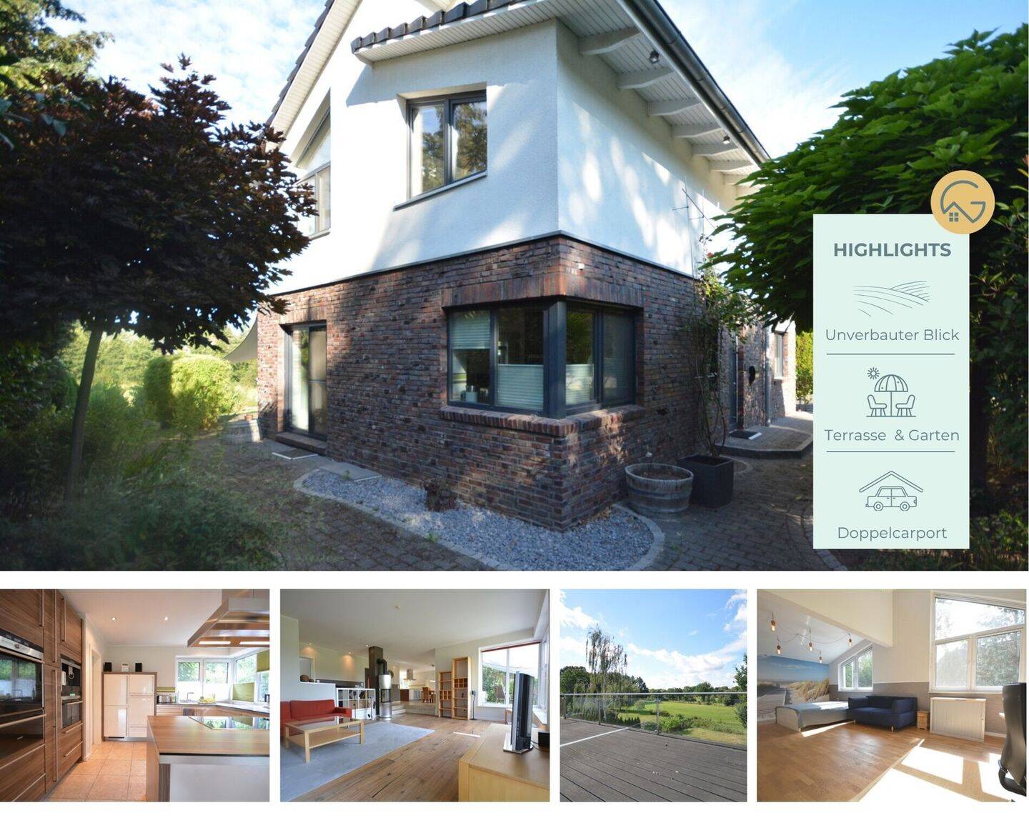 Natur vor der Tür, Komfort im Haus Stilvolles Einfamilienhaus in Hollenstedt zu vermieten, 21279 Hollenstedt