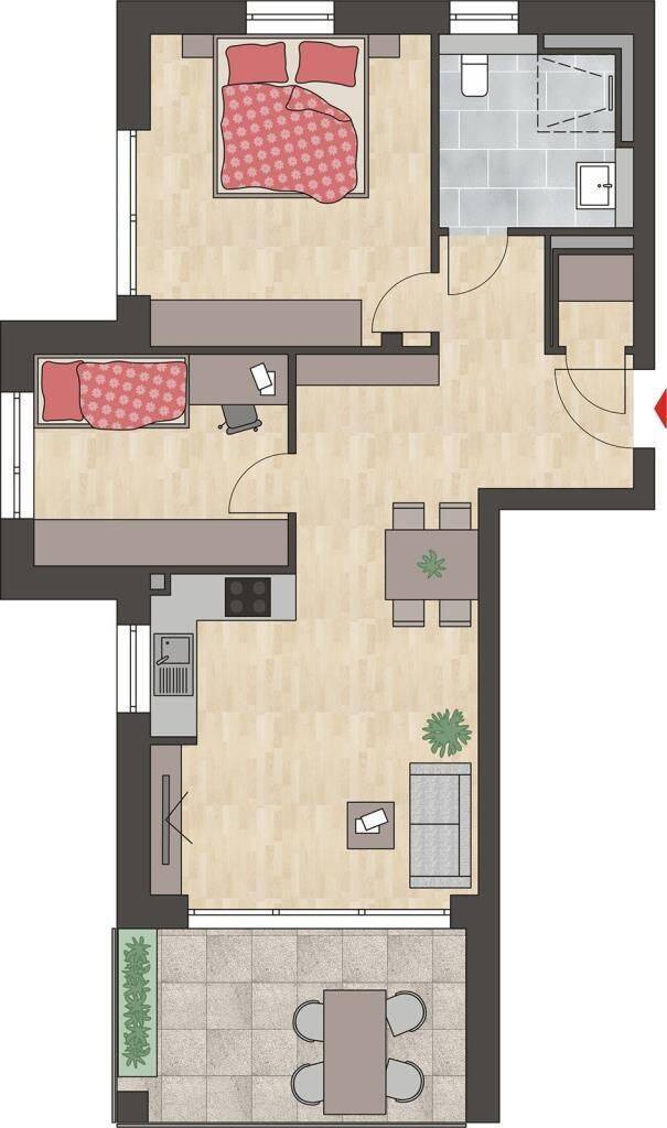 3 Zimmer-Wohnung im Seedomizil Radolfzell – WE 4.06, 78315 Radolfzell am Bodensee