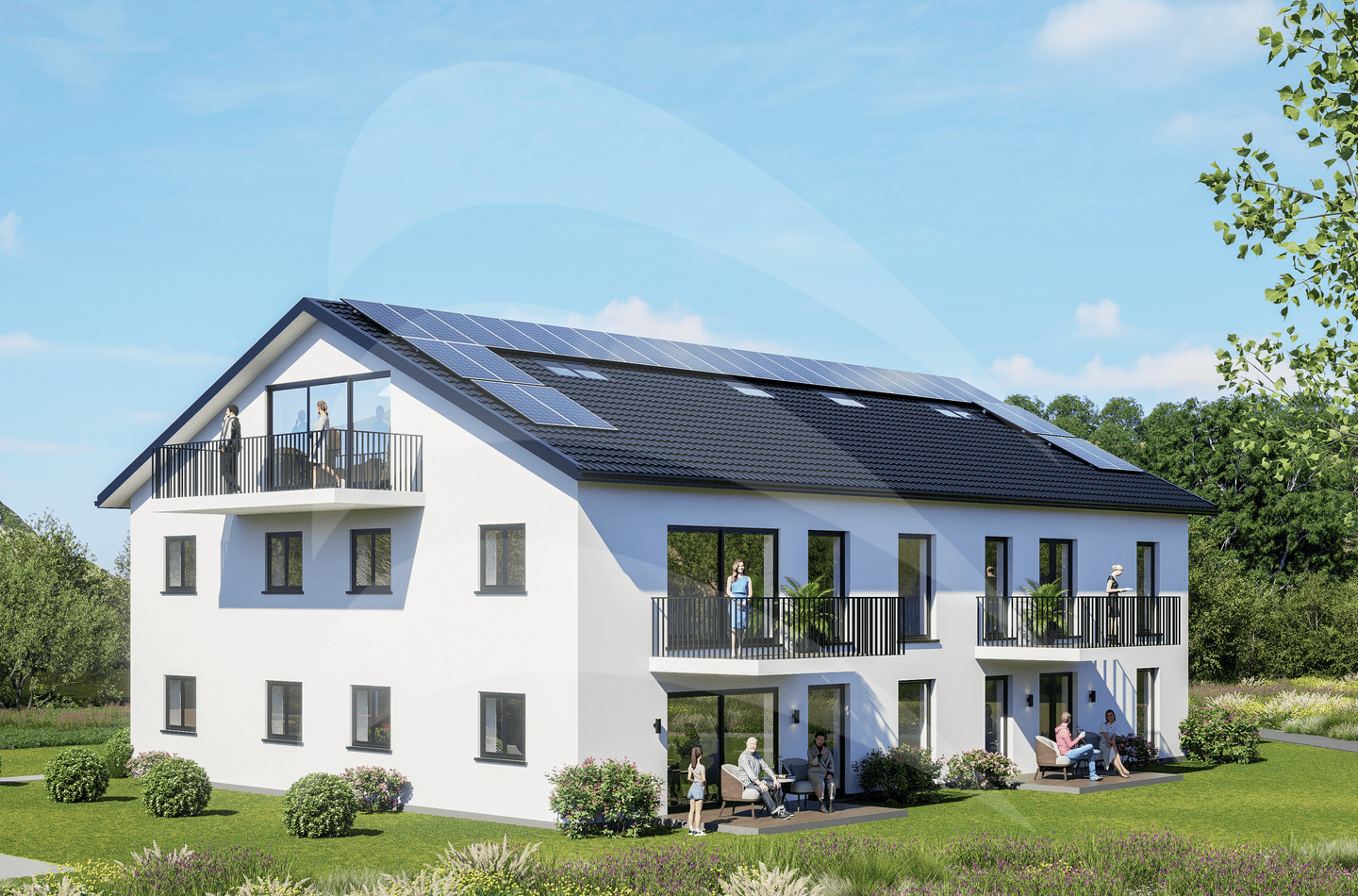 KFW40 mit QNG-Nachhaltigkeitssiegel: Hochwertige 3-Zimmer-Wohnung in Donaustauf/Sulzbach, 93093 Donaustauf