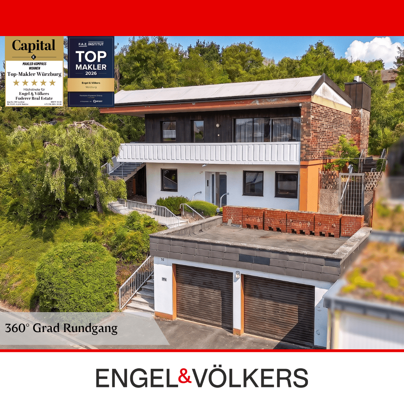 Individuelles Architektenhaus mit Charakter – ein Zuhause der besonderen Art, 97076 Würzburg (Grombühl Lengfeld)