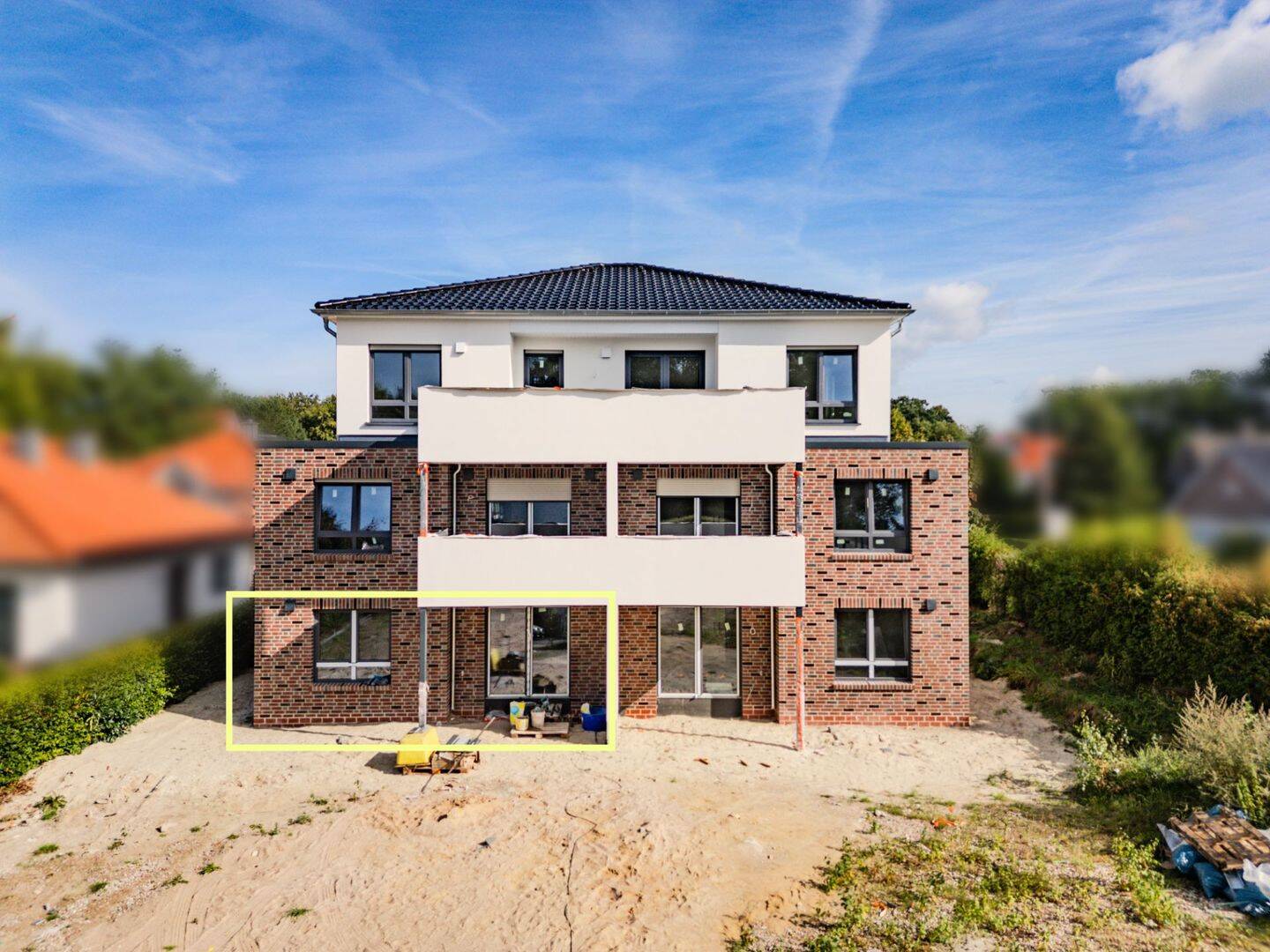 Whg 2: Neubau 3-Zimmer Erdgeschoss Wohnung KfW40/QNG mit Fahrstuhl in Bad Zwischenahn, 26160 Bad Zwischenahn