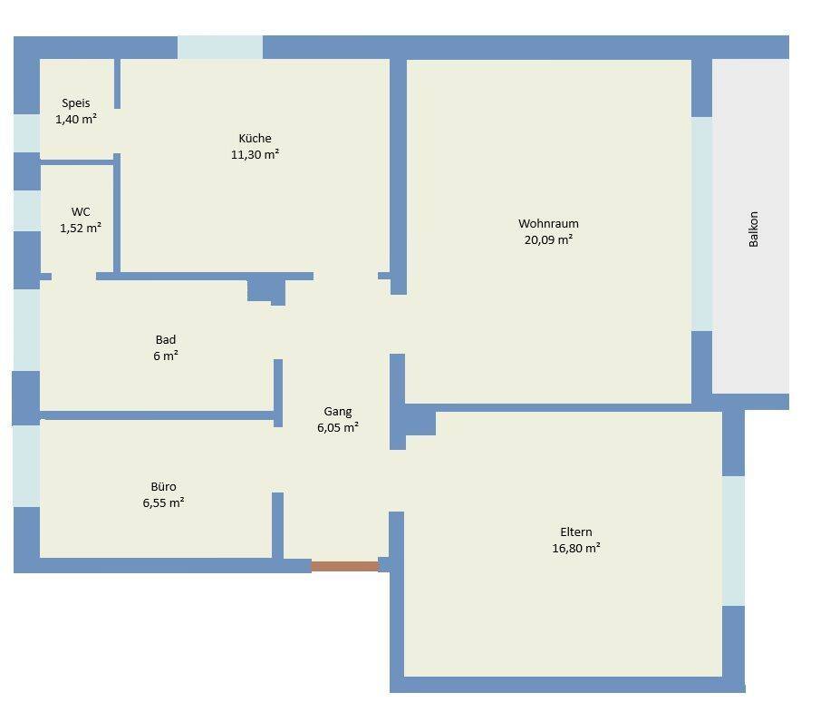 helle 3 Zimmer Wohnung, 84137 Vilsbiburg
