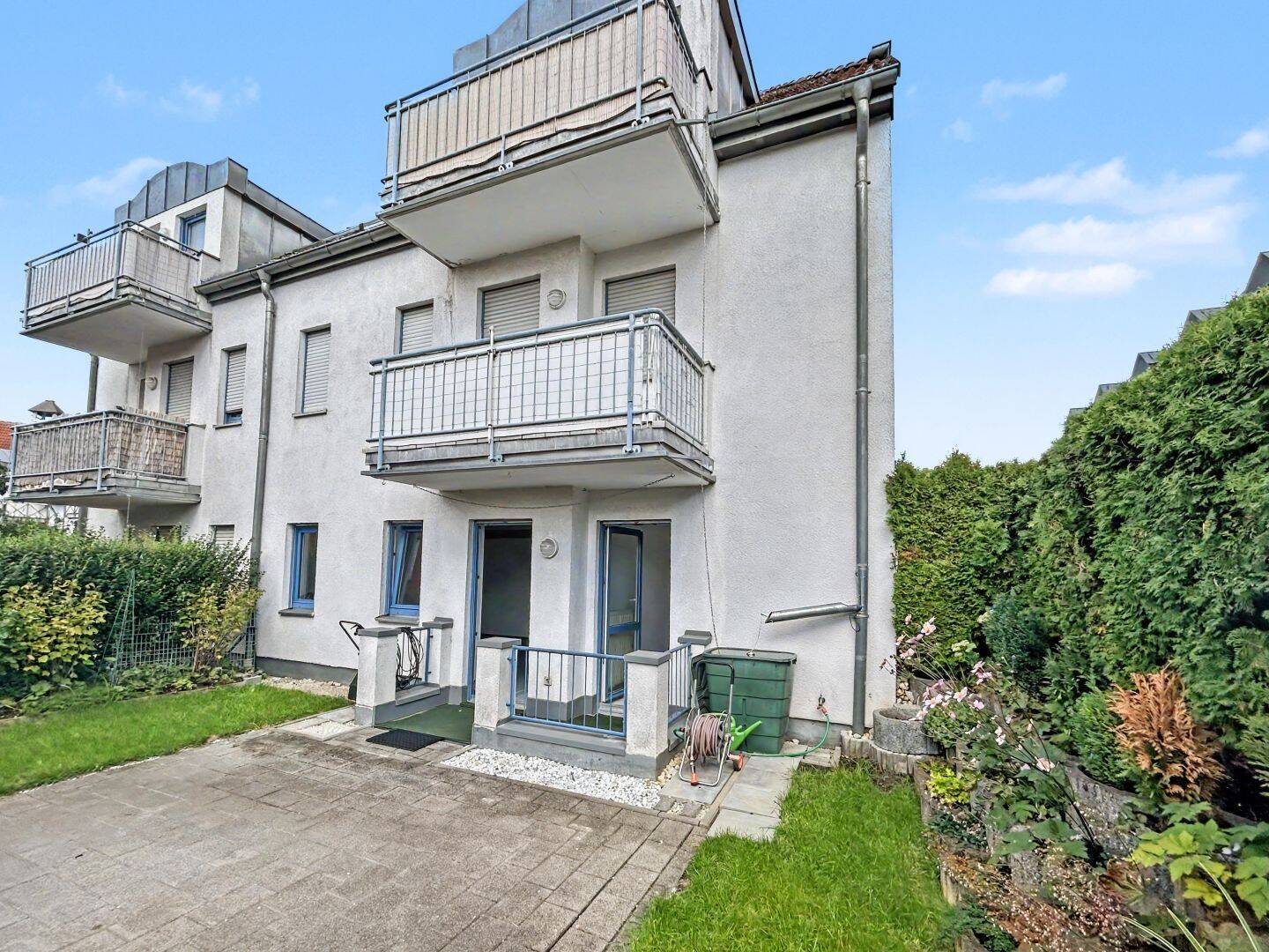 3-Zimmer-Erdgeschosswohnung mit eigenem Gartenanteil und Tiefgaragenstellplatz in Amberg, 92224 Amberg