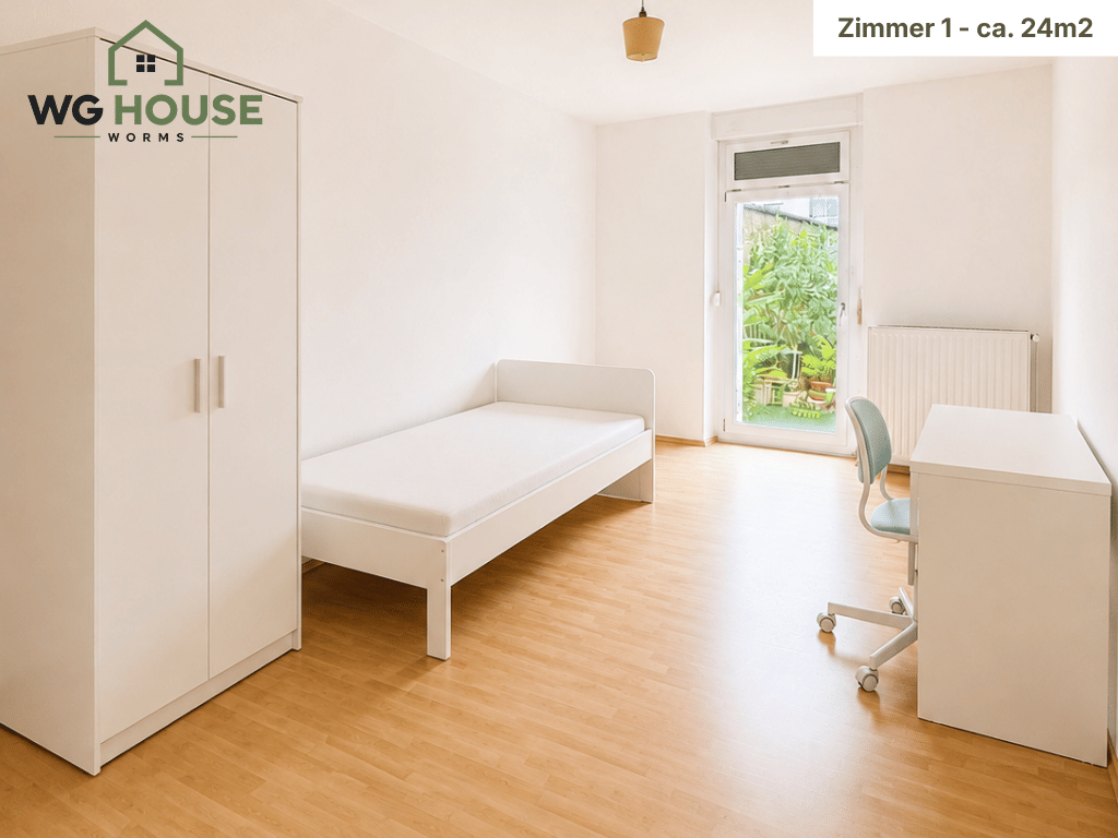 4er-WG Neugründung | Neu möbliert im Altbau | Garten & Terrasse | 5 Min. zur Hochschule, 67547 Worms (Innenstadt Weinsheim)
