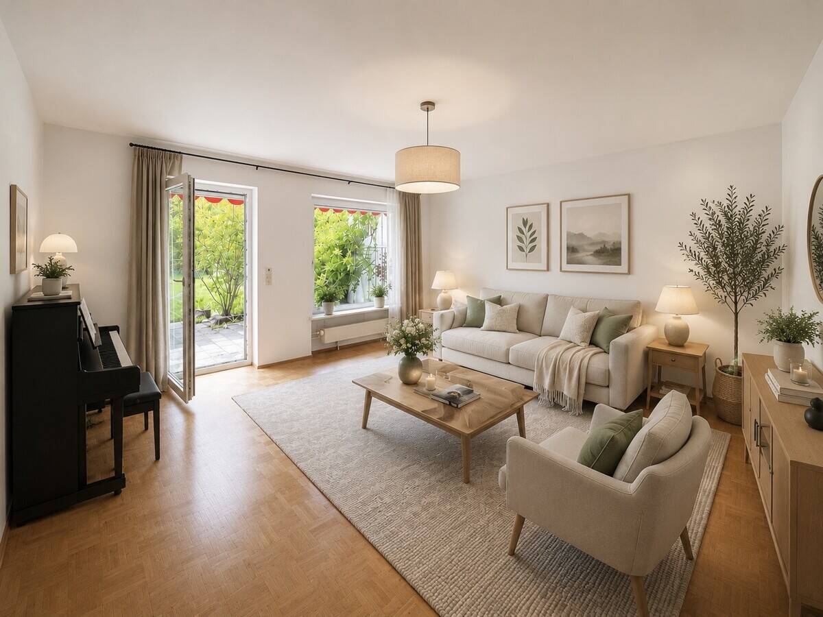 Großzügiges Reihenmittelhaus mit Südgarten: 6 Zimmer, Balkon & Hobbyraum in Baldham, 85598 Vaterstetten