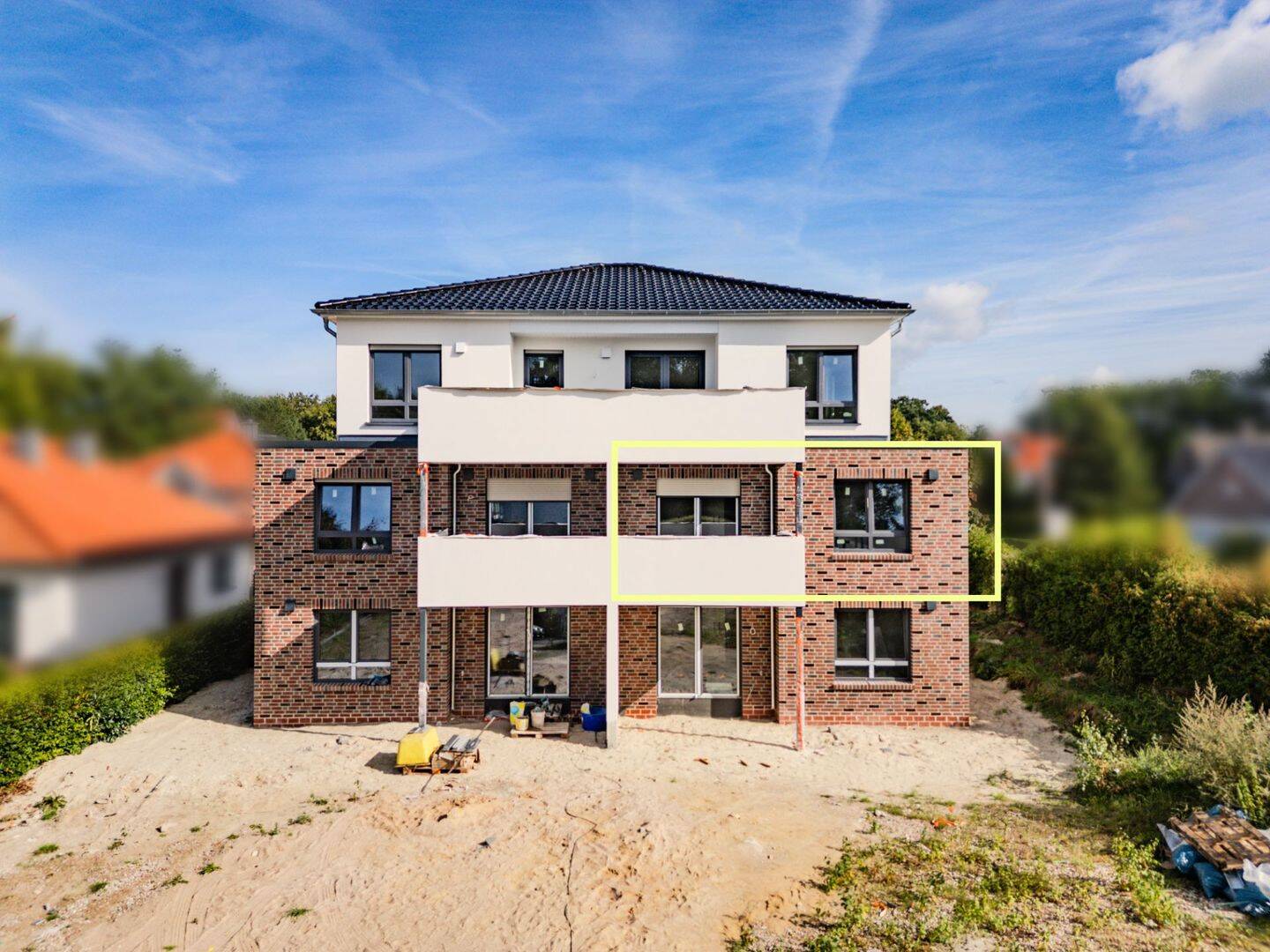 Whg 3: Neubau 3-Zimmer Obergeschoss Wohnung KfW40/QNG mit Fahrstuhl in Bad Zwischenahn, 26160 Bad Zwischenahn