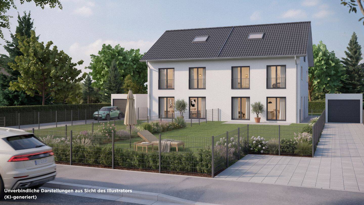 Neubauprojekt Doppelhaushälfte – großzügig dimensioniert, modern & energieeffizient (A+), 85591 Vaterstetten