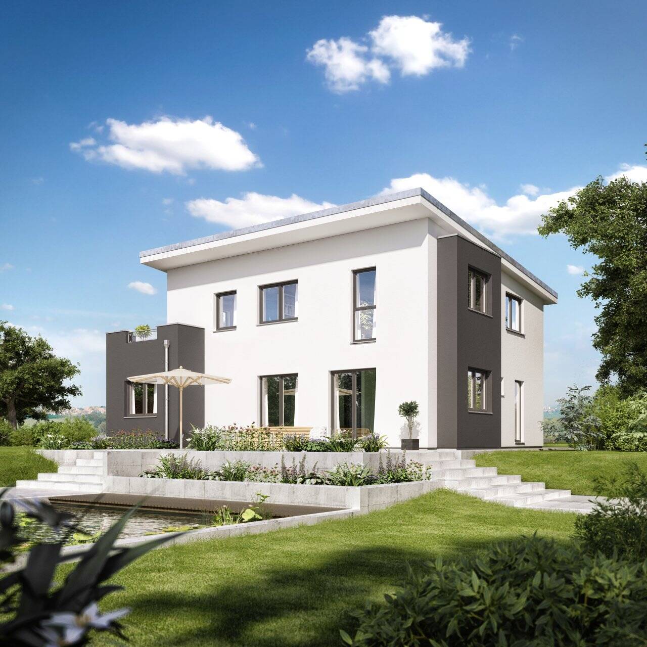Platz für alle! Exklusiver lichtdurchfluteter Neubau aus dem Hause BIEN ZENKER inkl. Baugrundstück, 55263 Ingelheim am Rhein (Wackernheim)