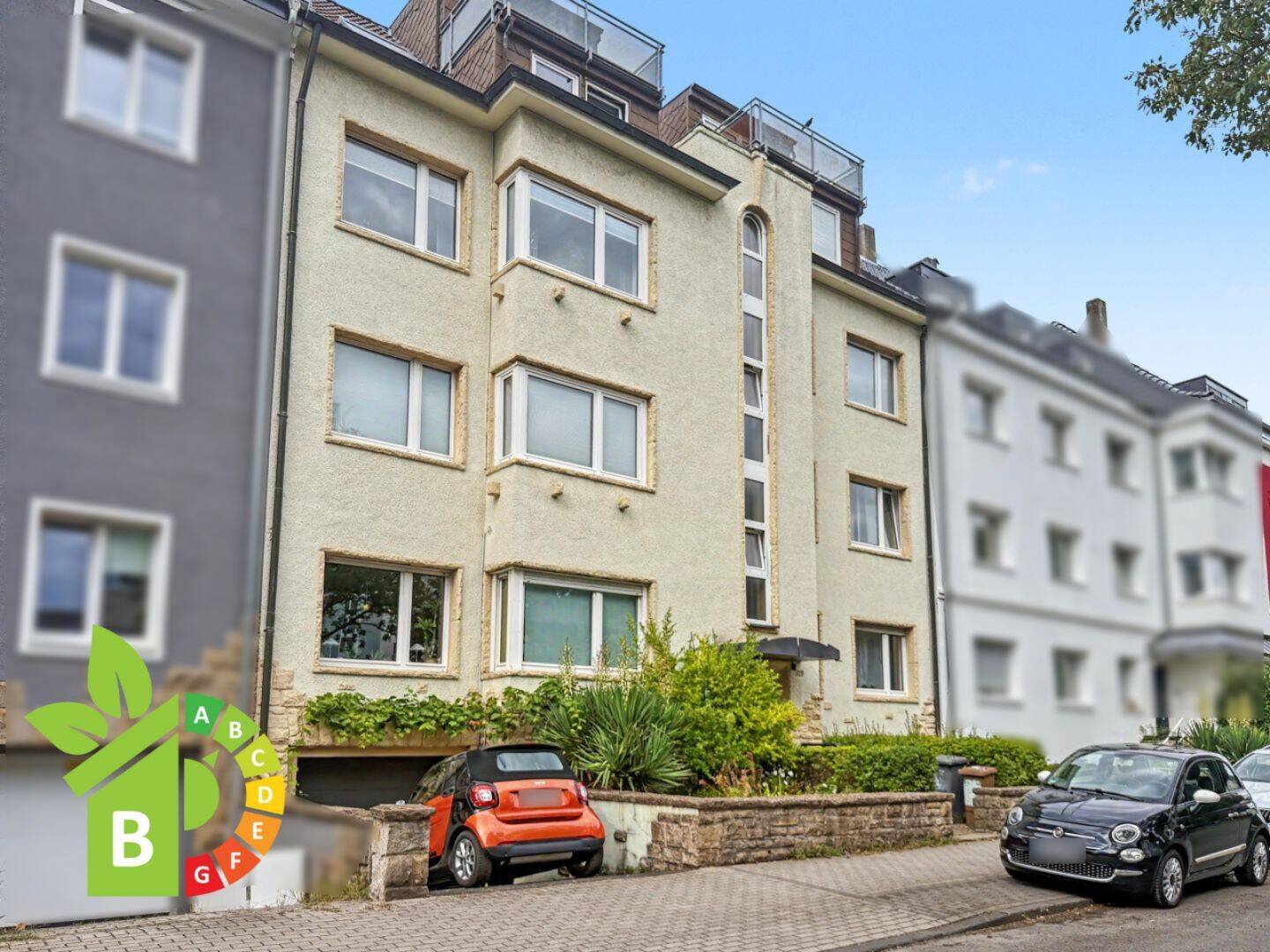 Ausbau ca. 2001: Lichtdurchflutete 3,5-Zimmer-Maisonettewohnung mit zwei Dachterrassen in Dortmund, 44139 Dortmund (Brünninghausen Mitte)