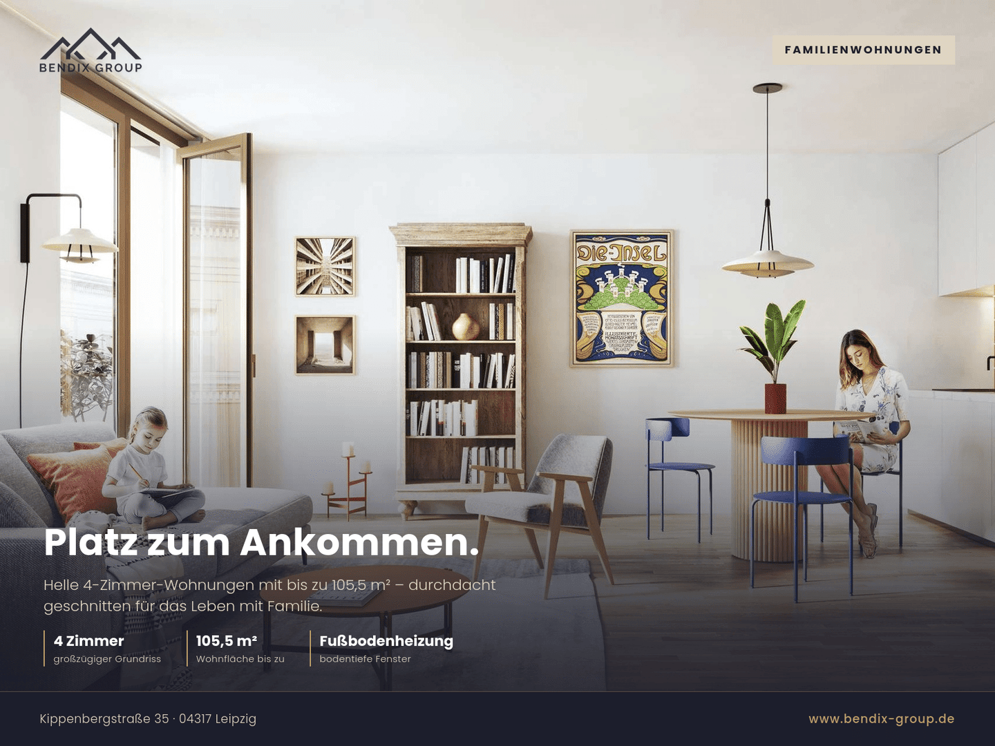 Wohnen mit Persönlichkeit – Inmitten von Leipzig, Zentrum-Ost I Energieeffizient & modern!, 4317 Leipzig (Neustadt-Neuschönefeld Reudnitz-Thonberg Zentrum-Ost)
