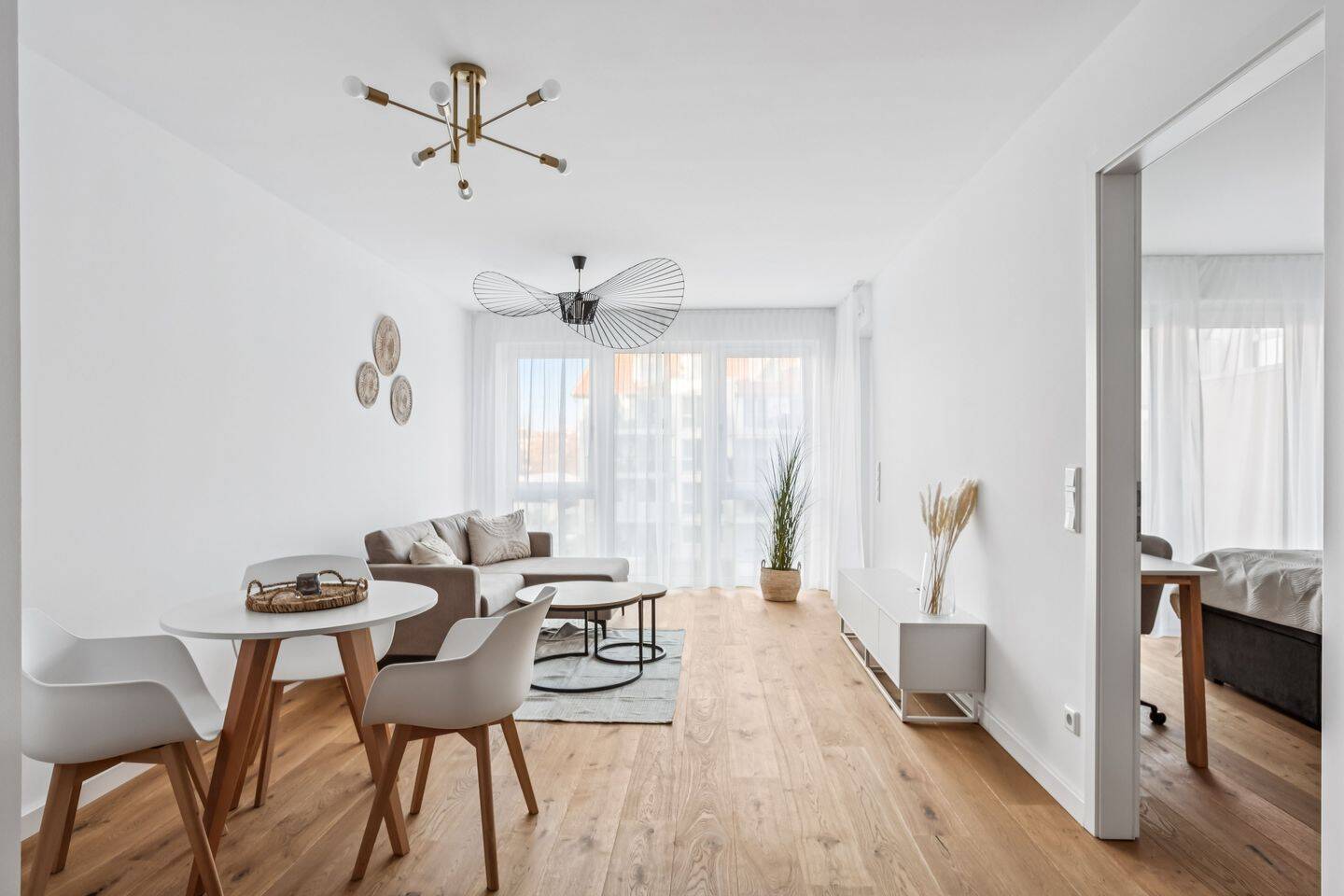 Exklusives Wohnen: Vollmöbliertes 2-Raum-Apartment im Neubau, 4179 Leipzig (Altlindenau Leutzsch Neulindenau Schönau)