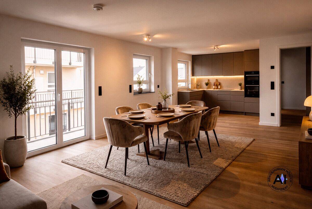 REDUZIERUNG: Familienwohnung im 2.OG mit XL-Balkon, Bad mit Wanne+Dusche und Gäste-WC, 82140 Olching