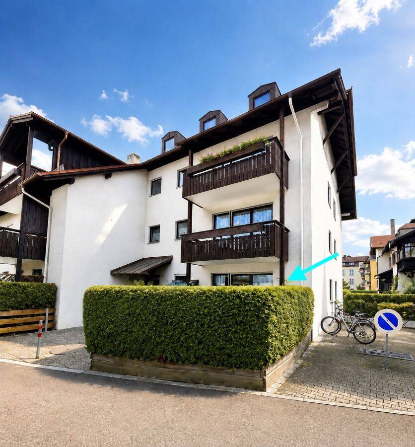 Erdgeschosswohnung mit Terrasse und TG-Stellplatz in RO-Fürstätt, 83026 Rosenheim (Aising Happing Pang Süd)