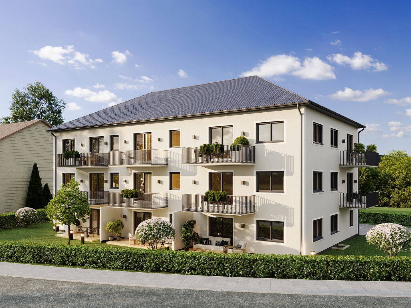 Familienfreundliche 4-Zimmer-Wohnung mit Garten & zwei Kellerräumen – Nr. 01, 85586 Poing