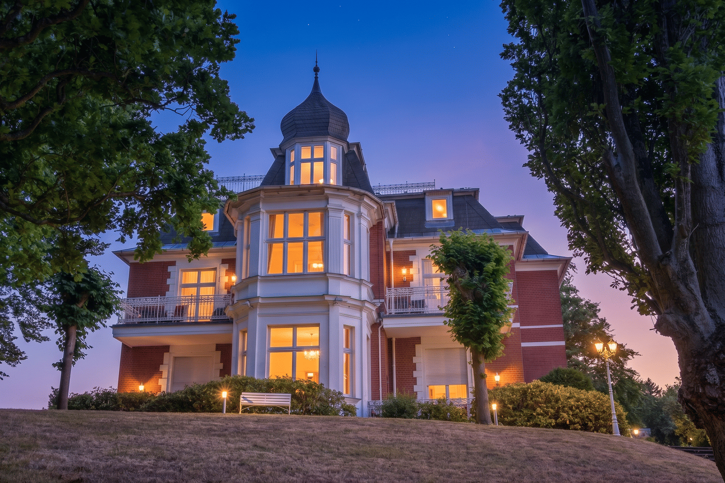 Belle Étage mit Blick in den Park – Villa Hohe Düne, 17424 Heringsdorf