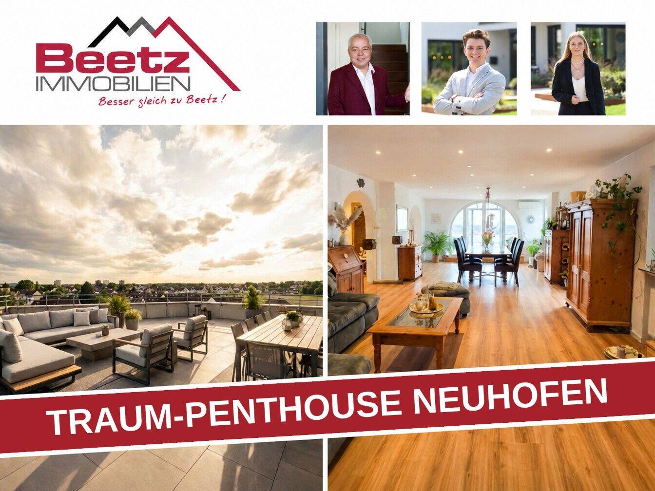 Traumhafte Penthouse-Wohnung mit Mega-Terrasse über den Dächern von Neuhofen, 67141 Neuhofen