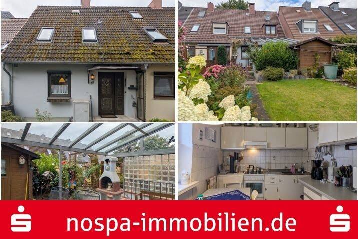 Kleines vollunterkellertes Reihenmittelhaus in ruhiger Lage von Schleswig-Nord, 24837 Schleswig