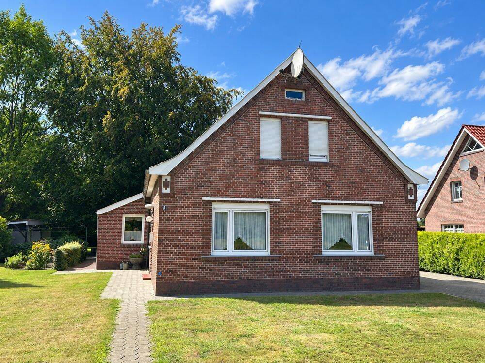 Einfamilienhaus in Rhauderfehn mit großem Grundstück – weitere 6.195 m² Pachtfläche möglich, 26817 Rhauderfehn