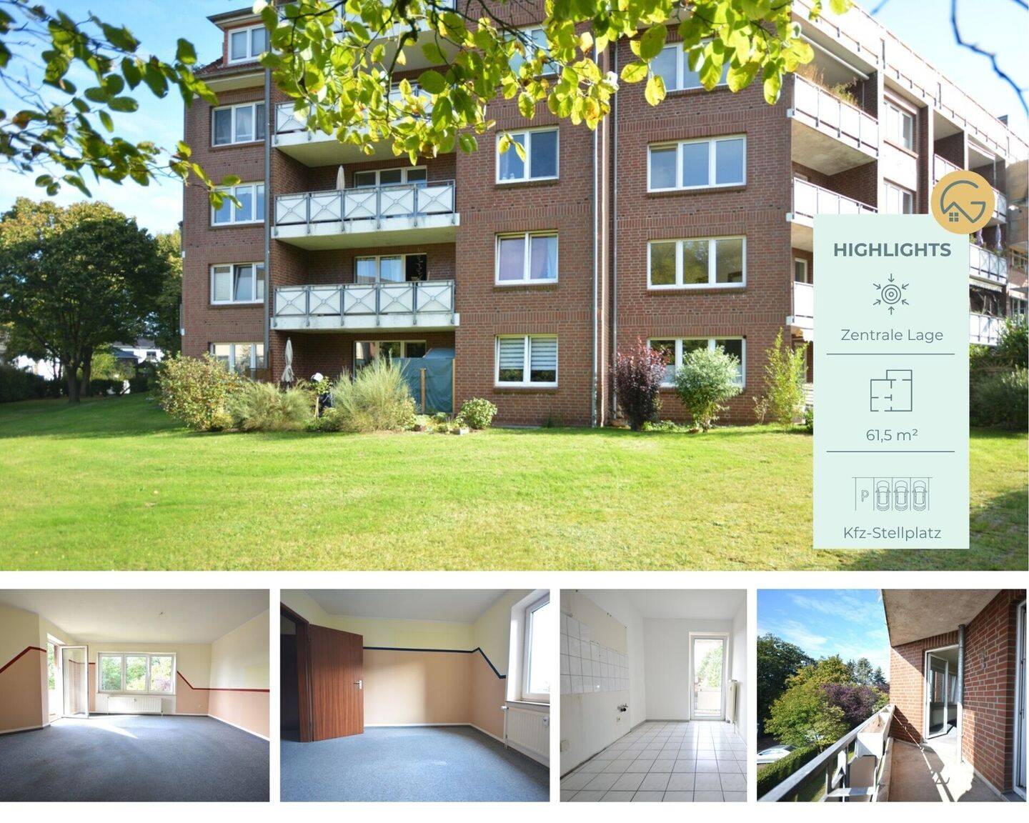 Zentral wohnen. Clever investieren. 2-Zimmer-Wohnung in Tostedt, 21255 Tostedt