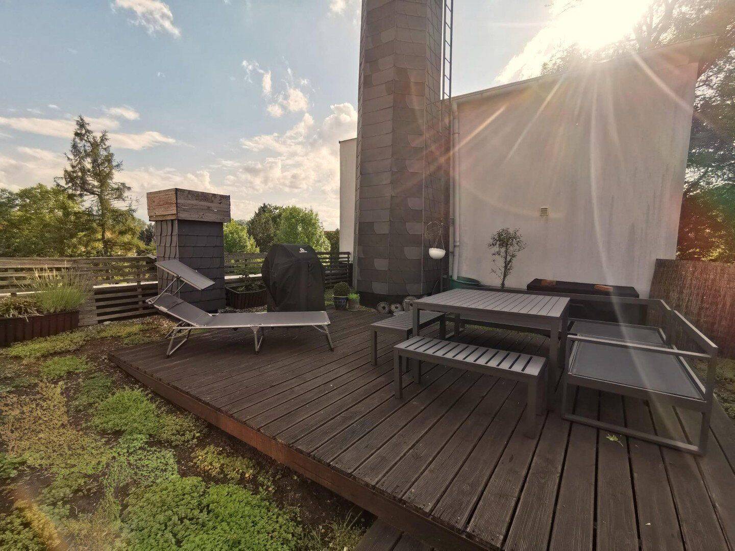 Über den Dächern. Loft 93qm, 3RWhg, große Atrium-Dachterrasse, 1723 Wilsdruff