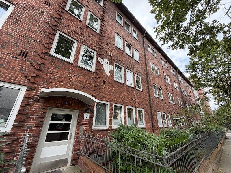Helle 2,5-Zimmer EG-Wohnung in Barmbek/Nord, 22307 Hamburg (Hamburg-Nord Barmbek-Nord)