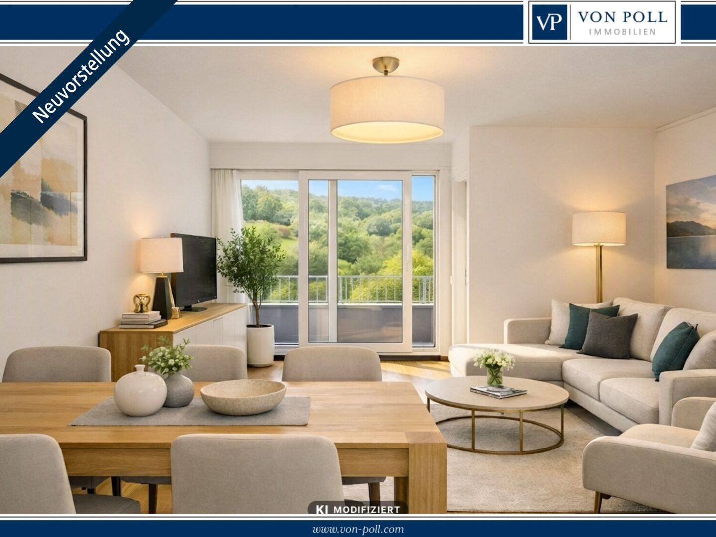 Terrassiertes Architekturensemble mit Komfort – Eigentumswohnung mit Balkon und Garage, 72076 Tübingen