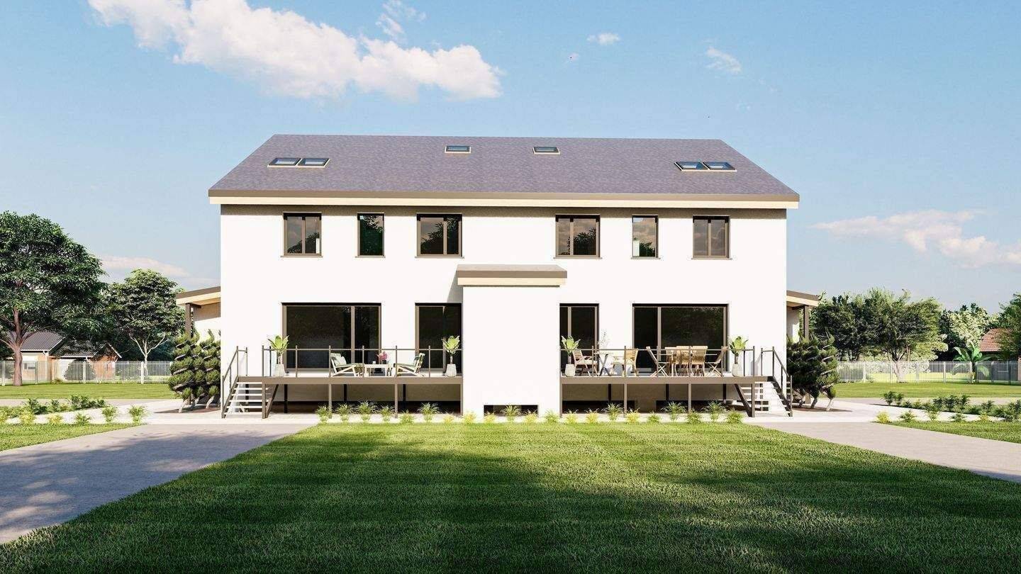 NEUBAU am Wasser – erste Reihe / fair eingepreist / provisionsfrei / grundsolide / nur 4 WE`s – große Gärten, 6110 Halle (Saale) (Damaschkestraße Gesundbrunnen Innenstadt Lutherplatz Saaleaue)
