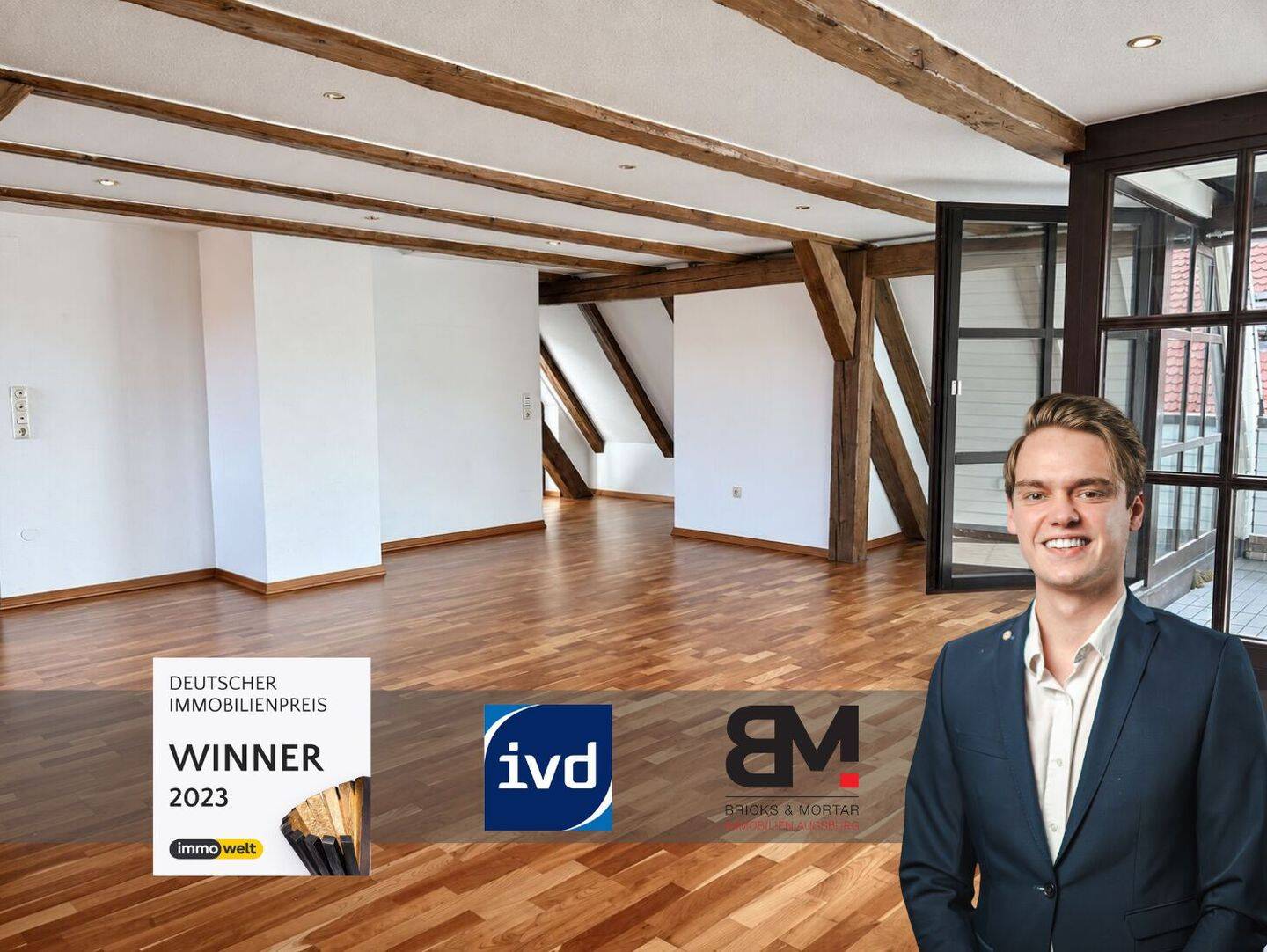 Großzügige Maisonette im Augsburger-Domviertel | 144 m² | 2 Loggien | Garage | Innenstadt, 86152 Augsburg (Innenstadt)