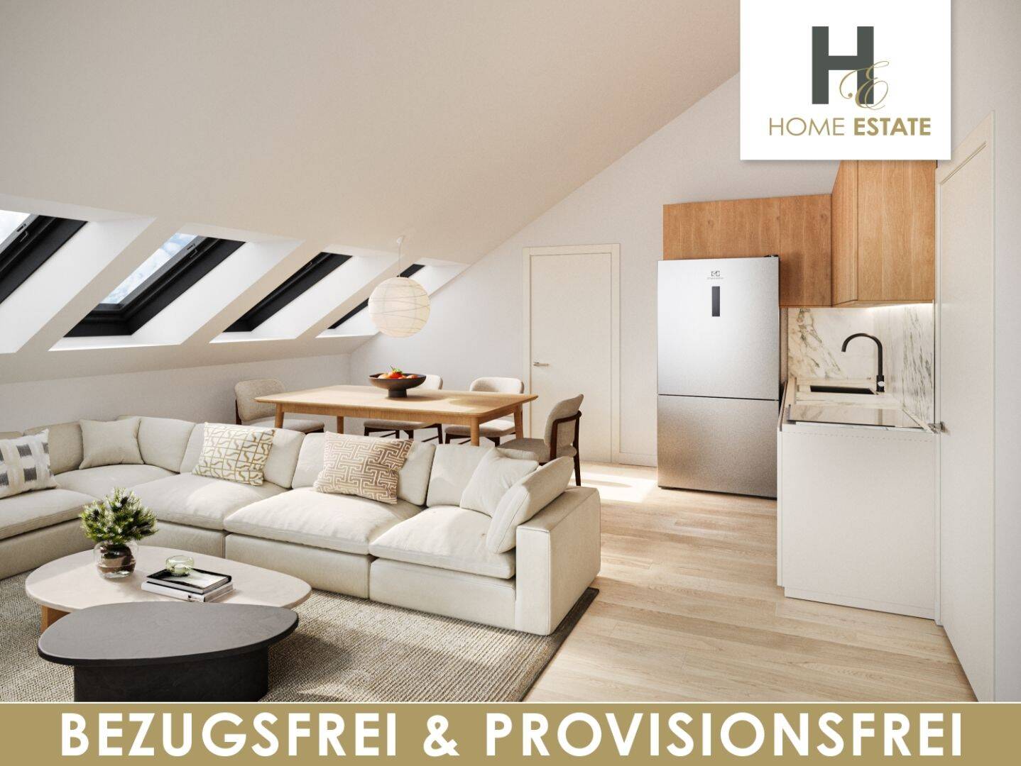 Bezugsfreie Dachgeschosswohnung mit großer Terrasse & Provisionsfrei, 14513 Teltow