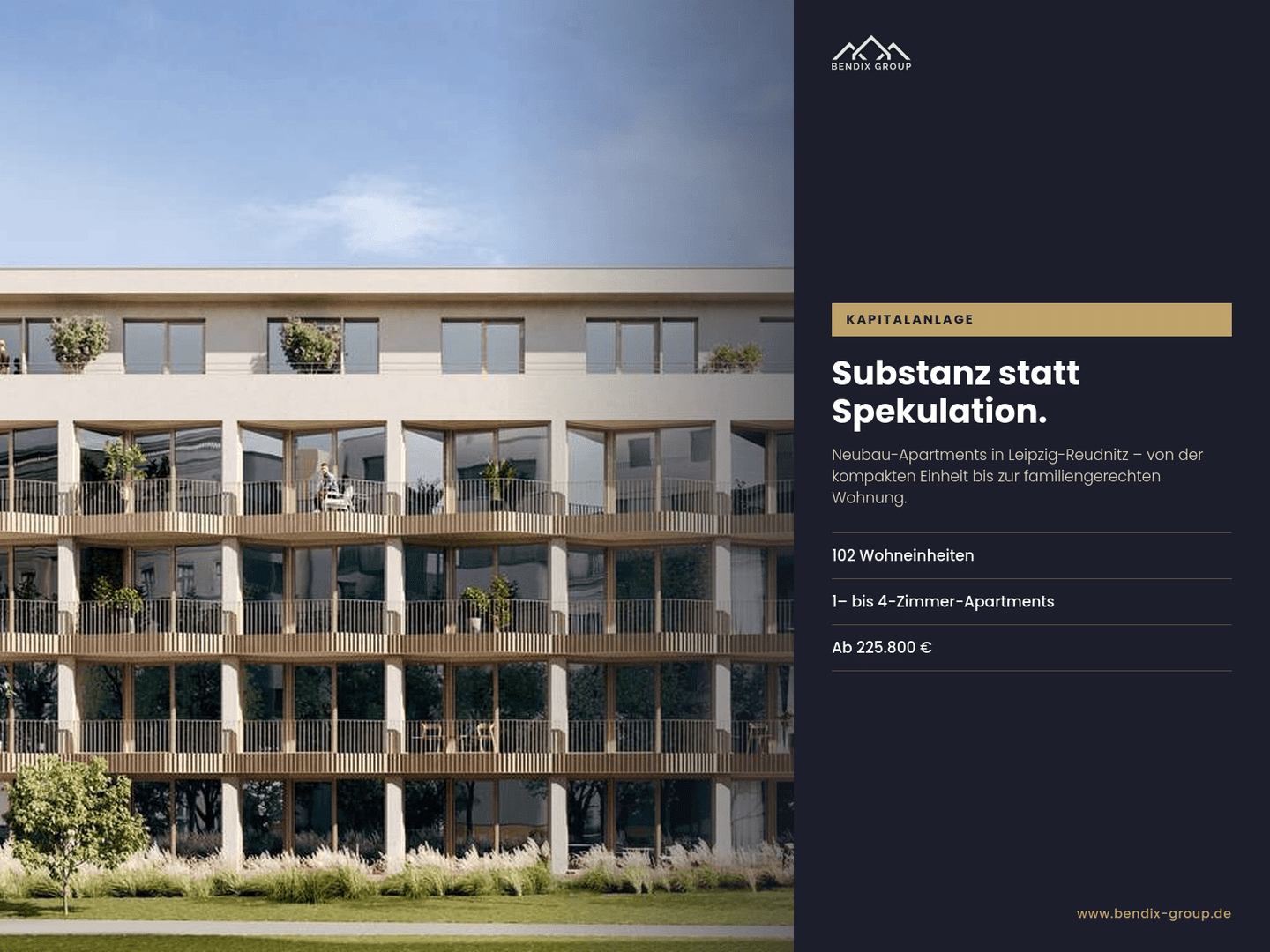 Schicker Neubau – Inmitten von Leipzig, Zentrum-Ost I Energieeffizient & modern!, 4317 Leipzig (Neustadt-Neuschönefeld Reudnitz-Thonberg Zentrum-Ost)